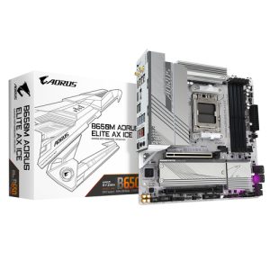 GIGABYTE B650M AORUS ELITE AX ICE bundkort AMD B650 Sokkel AM5 micro ATX