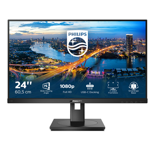 Philips B Line 243B1/00 LED display 60,5 cm (23.8") 1920 x 1080 pixel Fuld HD Sort