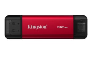 Kingston Technology 512GB Dual USB-A/C Portable SSD, Up to 1050MB/s USB 3.2 Gen 2