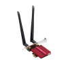 Cudy AX5400 Wi-Fi 6E Tri-Band PCI Express Adapter med Bluetooth 5.3(Via USB Header)