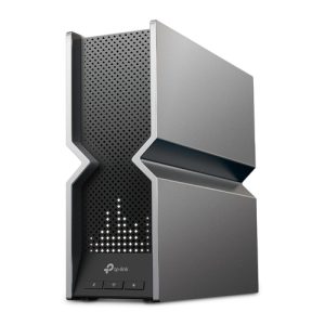 TP-Link Archer BE800 trådløs router Multi-Gigabit Ethernet Tri-band (2,4 GHz/5 GHz/6 GHz) Sort, Rustfrit stål