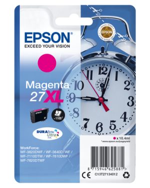 Epson Alarm clock C13T27134012 blækpatron 1 stk Original Højt (XL) udbytte Magenta
