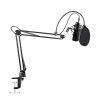 MAONO USB Podcasting Microphone kit, 16mm microphone, arm with mount
