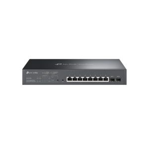 TP-Link Omada TL-SG2210MP Administreret L2/L2+ Gigabit Ethernet (10/100/1000) Strøm over Ethernet (PoE) 1U Sort