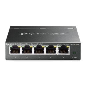 TP-Link TL-SG105E netværksswitch Administreret L2 Gigabit Ethernet (10/100/1000) Sort