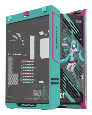 ASUS ROG Strix Helios II Hatsune Miku Edition Midi Tower Flerfarvet