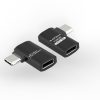 Premium USB4 Gen 3x2 USB-C , angled adapter, 40Gbps, 240W