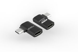 Premium USB4 Gen 3x2 USB-C , angled adapter, 40Gbps, 240W