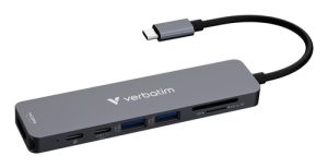 VERBATIM USB-C Essentials Multiport Hub 7 Port
