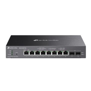 TP-Link Omada SG2210XMP-M2 netværksswitch Administreret L2/L2+ 2.5G Ethernet (100/1000/2500) Strøm over Ethernet (PoE) Bord-/vægmontering Sort