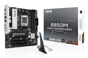 ASUS B850M MAX GAMING WIFI AMD B850 Sokkel AM5 micro ATX