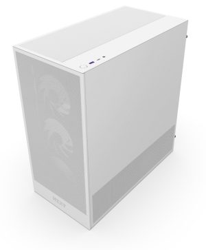 NZXT H5 Flow RGB - Matte White - Kabinet - Miditower - Hvid