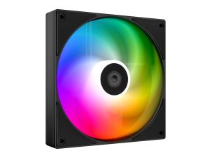 ID-Cooling AS-120-ARGB-K - Kabinet køler - 120mm - Sort med RGB LED lys - 27 dBA