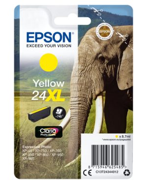 Epson Elephant C13T24344022 blækpatron 1 stk Original Gul