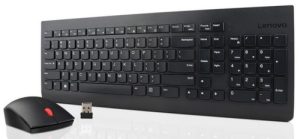 Lenovo 4X30M39497 tastatur Mus inkluderet Universel RF trådløst QWERTY US engelsk Sort