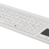 Deltaco TB-506 tastatur Industriel USB Nordisk Hvid