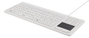 Deltaco TB-506 tastatur Industriel USB Nordisk Hvid