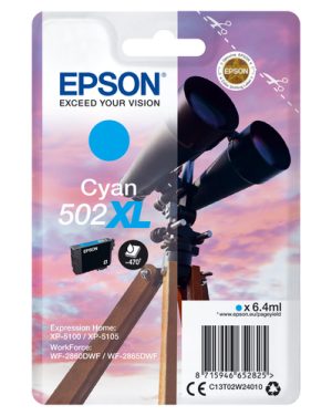 Epson 502XL blækpatron 1 stk Original Højt (XL) udbytte Blå