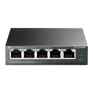 TP-Link TL-SG105PE netværksswitch Administreret L2 Gigabit Ethernet (10/100/1000) Strøm over Ethernet (PoE) Sort