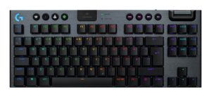 Logitech G G915 X LIGHTSPEED tastatur Spil USB + RF Wireless + Bluetooth QWERTY Nordisk Sort