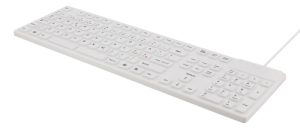 Deltaco TB-505 tastatur Universel USB QWERTY Nordisk Hvid