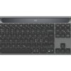 Logitech Signature Slim Solar+ K980 tastatur Universel RF trådløs + Bluetooth QWERTY Dansk, Finsk, Norsk, Svensk Grafit