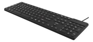 Deltaco TB-501 tastatur Universel USB Nordisk Sort