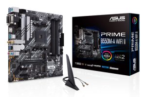 ASUS PRIME B550M-A WIFI II AMD B550 Stik AM4 micro ATX