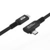 USB-C to USB-C Premium cable , 0.5m, 100W, 20Gbps, USB 3.2 Gen 2x2, Angled