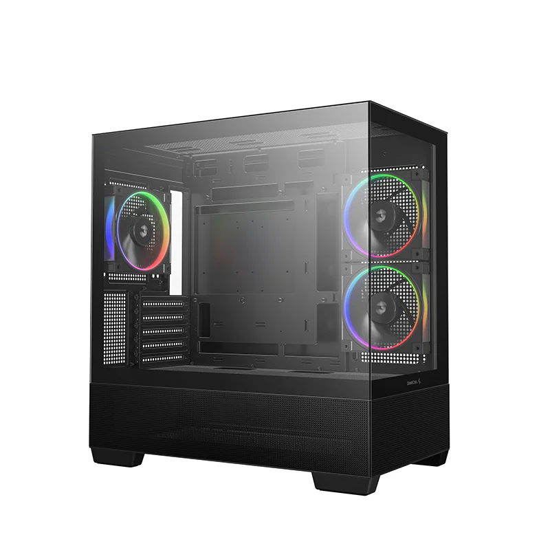 DeepCool CG380 3F Micro-ATX Sort - 3 aRGB fans