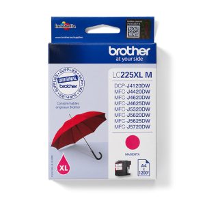 Brother LC225XLM blækpatron 1 stk Original Magenta