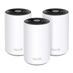TP-Link Deco XE75 Pro (3-pack) Tri-band (2,4 GHz/5 GHz/6 GHz) Wi-Fi 6E (802.11ax) Hvid Intern