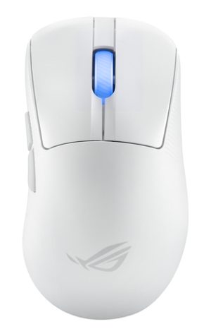 ASUS ROG Keris II Ace Wireless AimPoint White mus Spil Højre hånd RF Wireless + Bluetooth + USB Type-A Optisk 42000 dpi