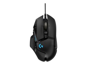 Logitech G502 HERO - Gaming Mus - Optisk - 11 knapper - Sort med RGB lys