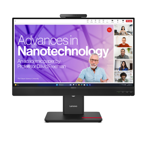 Lenovo ThinkVision T27QD-4v computerskærm 68,6 cm (27") 2560 x 1440 pixel Quad HD LCD Sort