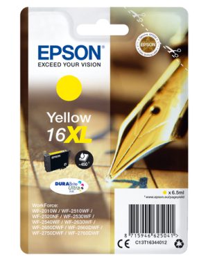 Epson Pen and crossword C13T16344012 blækpatron 1 stk Original Højt (XL) udbytte Gul