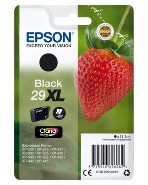 Epson Strawberry C13T29914022 blækpatron 1 stk Original Højt (XL) udbytte Sort