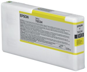 Epson T6534 Yellow Ink Cartridge (200ml) blækpatron 1 stk Original Gul