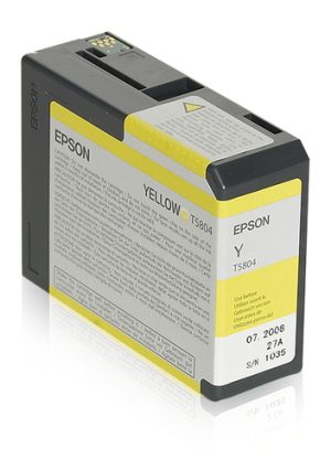 Epson T580400 blækpatron 1 stk Original Gul