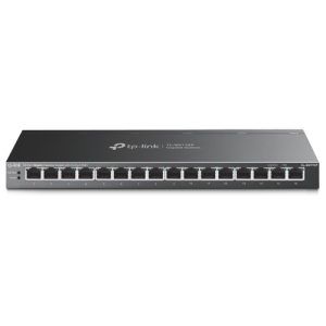 TP-Link TL-SG116P netværksswitch Ikke administreret Gigabit Ethernet (10/100/1000) Strøm over Ethernet (PoE) Sort