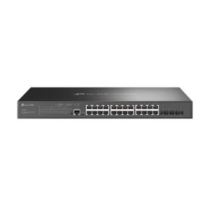 TP-Link Omada SG3428MP Administreret L2+ Gigabit Ethernet (10/100/1000) Strøm over Ethernet (PoE) 1U Sort