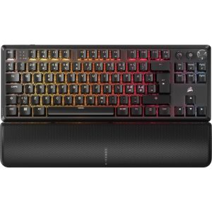 Corsair K70 CORE TKL WIRELESS tastatur Spil USB + RF Wireless + Bluetooth QWERTY Nordisk Sort