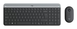 Logitech 920-009200 tastatur Mus inkluderet Universel RF trådløst QWERTY Nordisk Grafit