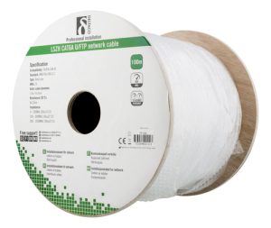 Deltaco TP-54C netværkskabel Hvid 100 m Cat6a U/FTP (STP)