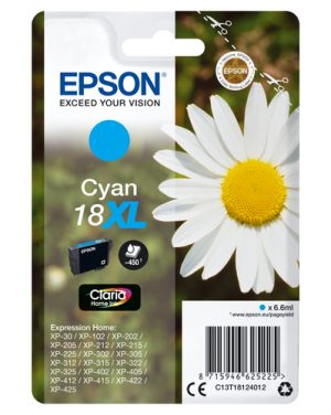 Epson Daisy C13T18124012 blækpatron 1 stk Original Højt (XL) udbytte Blå
