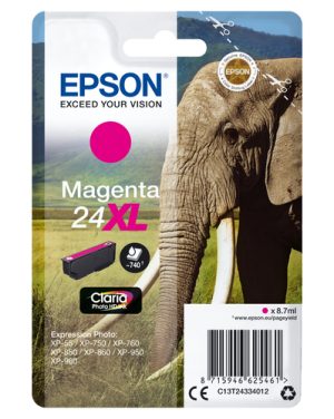Epson Elephant C13T24334022 blækpatron 1 stk Original Magenta