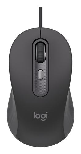 Logitech Signature Wired M520 for Business mus Kontor Ambidextrous USB Type-C Optisk 4000 dpi