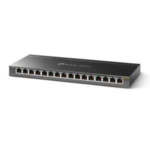 TP-Link TL-SG116E Ikke administreret L2 Gigabit Ethernet (10/100/1000) Sort