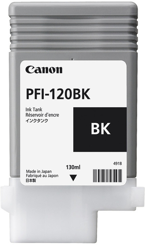 Canon PFI-120BK blækpatron 1 stk Original Sort