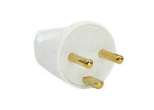 Type K (DK) Plug. White - , Straight